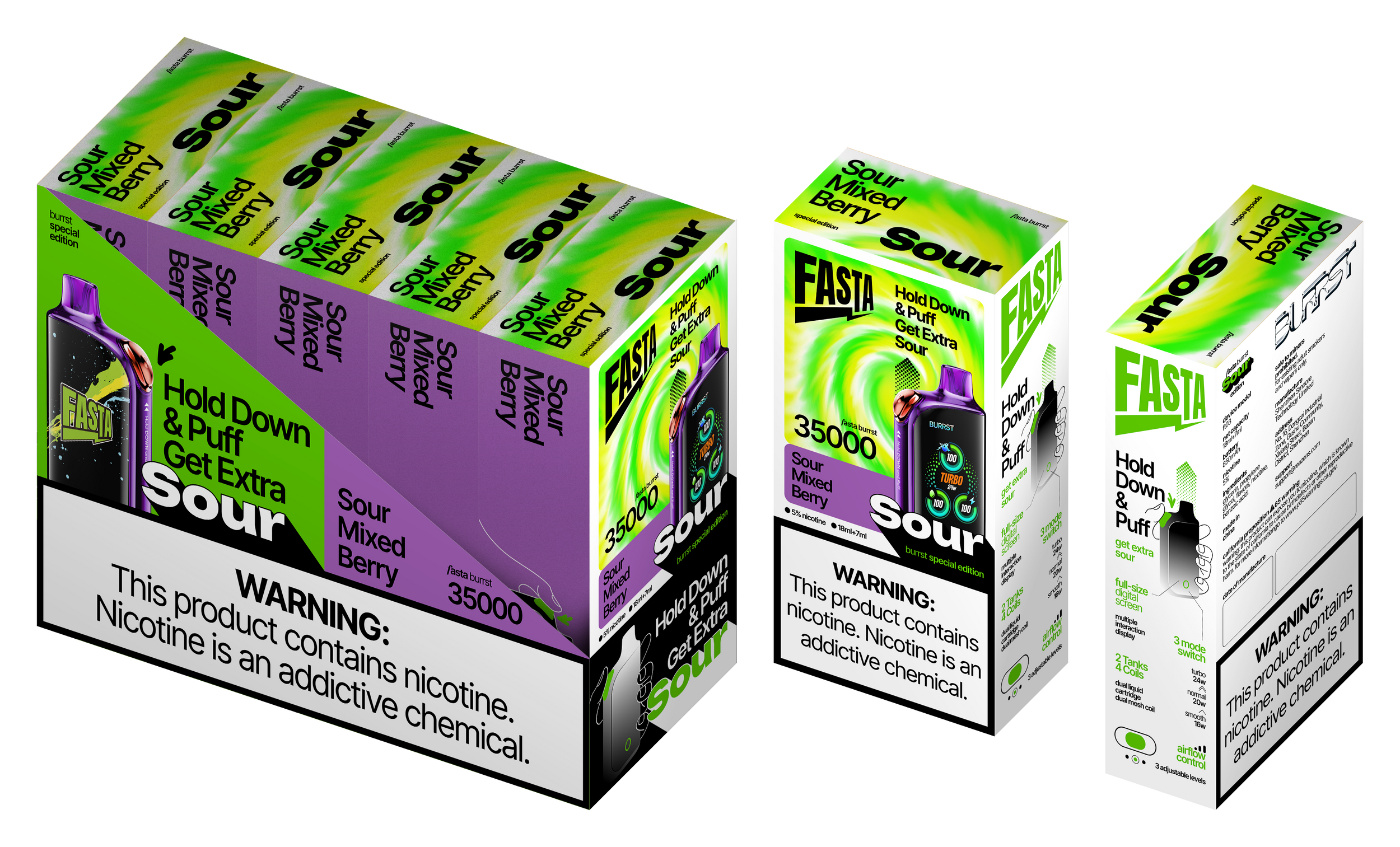 FASTA Burrst 35000 Disposable Device – 35000 Puffs