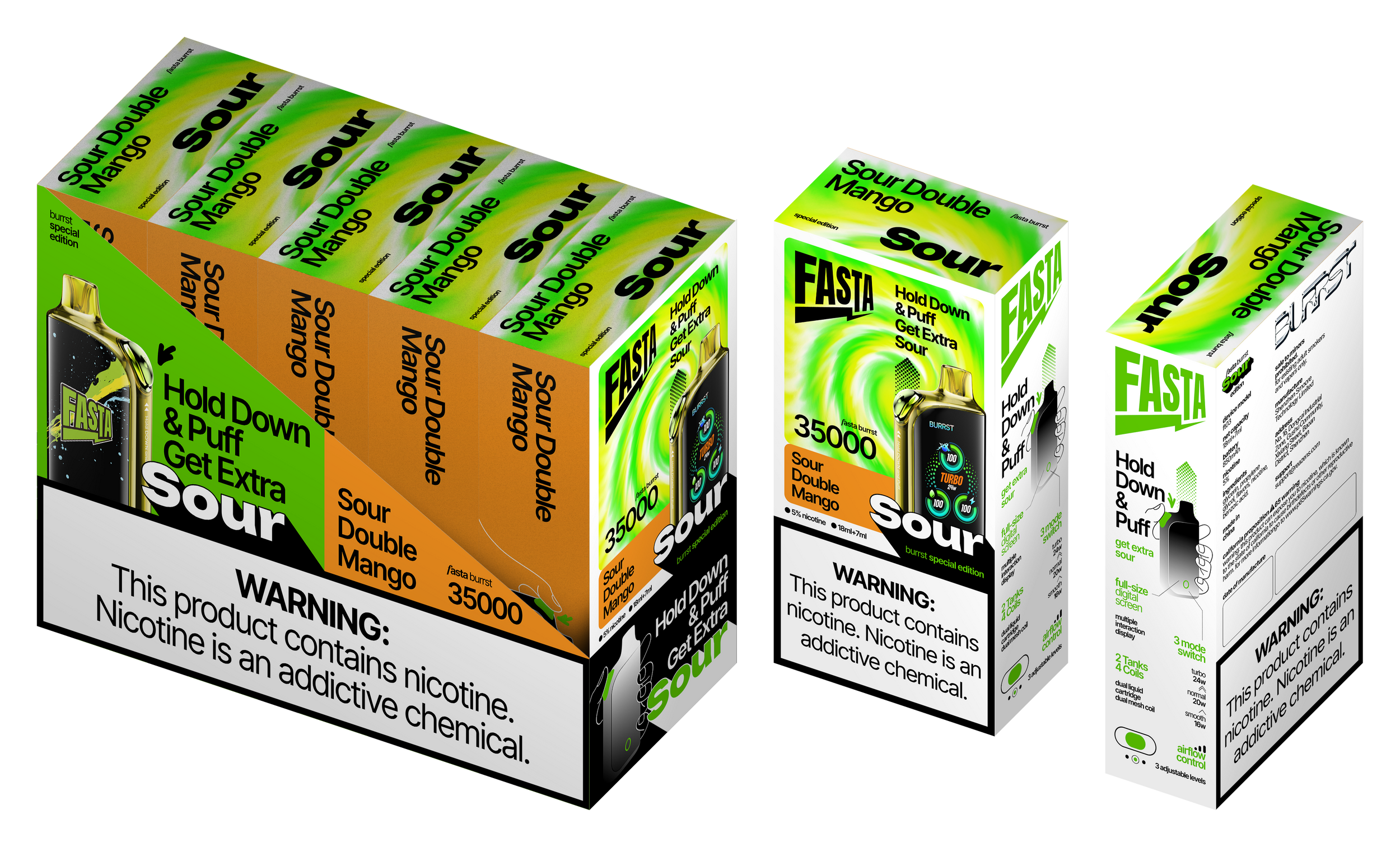 FASTA Burrst 35000 Disposable Device – 35000 Puffs
