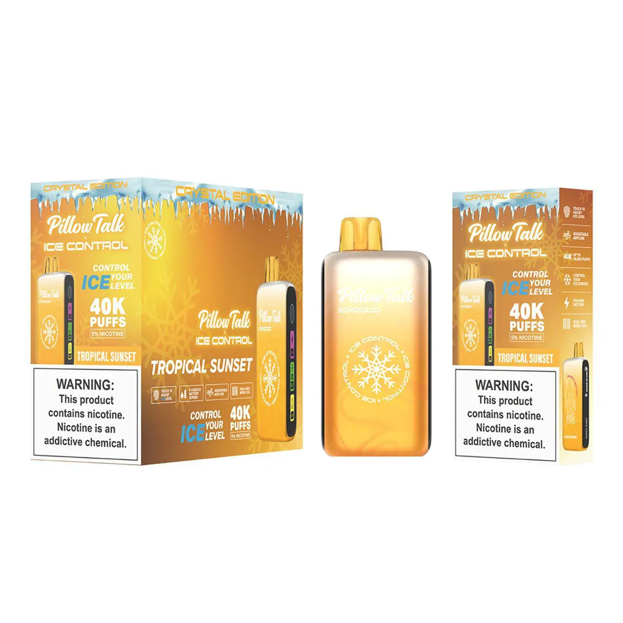 Pillow Talk Ice Control IC40000 "Crystal Edition" Disposable - 40000 Puffs