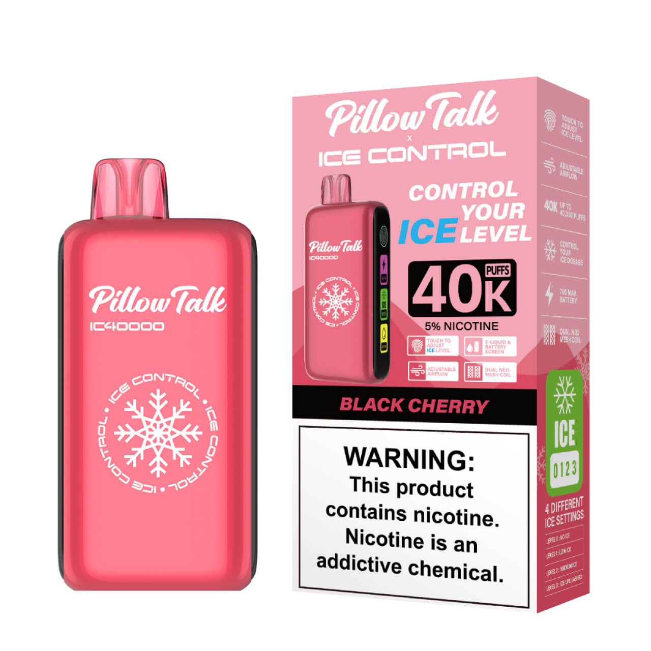 Pillow Talk Ice Control IC40000 Disposable - 40000 Puffs