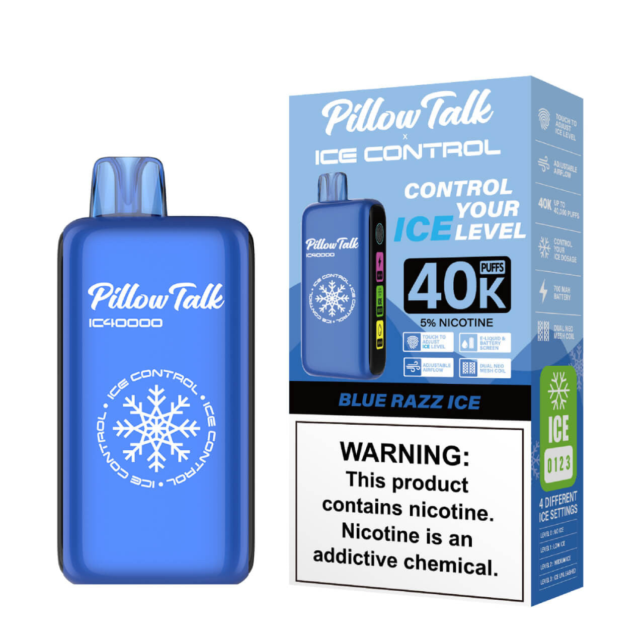 Pillow Talk Ice Control IC40000 Disposable - 40000 Puffs