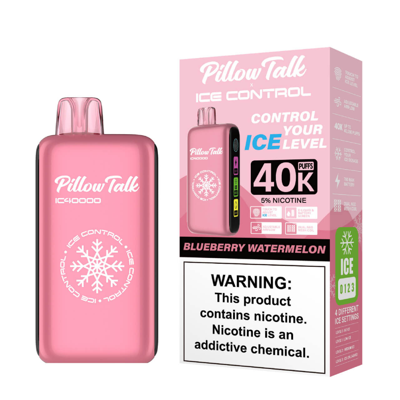 Pillow Talk Ice Control IC40000 Disposable - 40000 Puffs