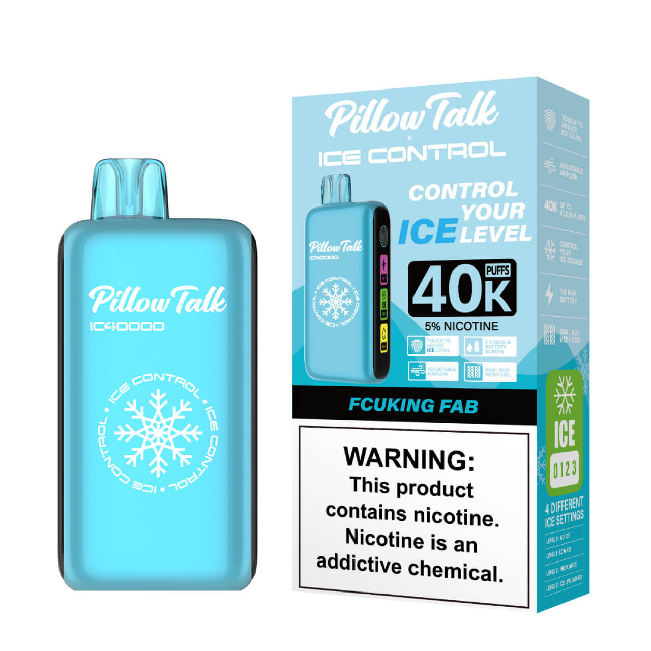 Pillow Talk Ice Control IC40000 Disposable - 40000 Puffs