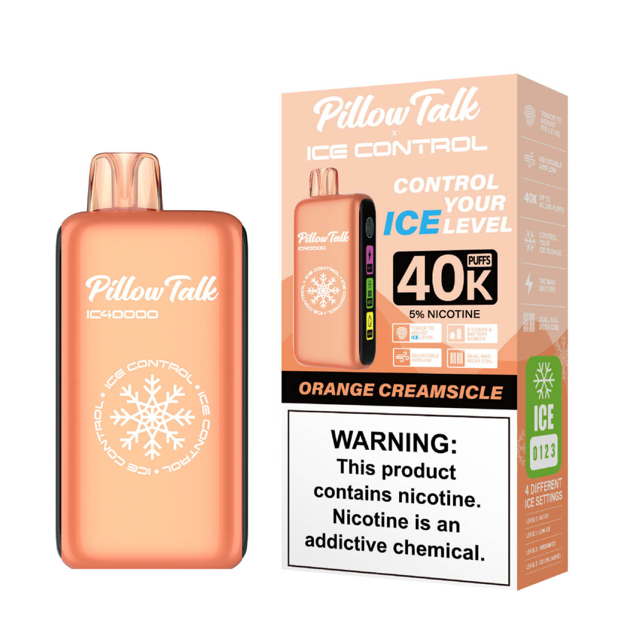 Pillow Talk Ice Control IC40000 Disposable - 40000 Puffs
