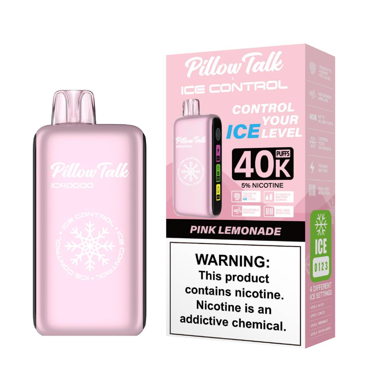 Pillow Talk Ice Control IC40000 Disposable - 40000 Puffs