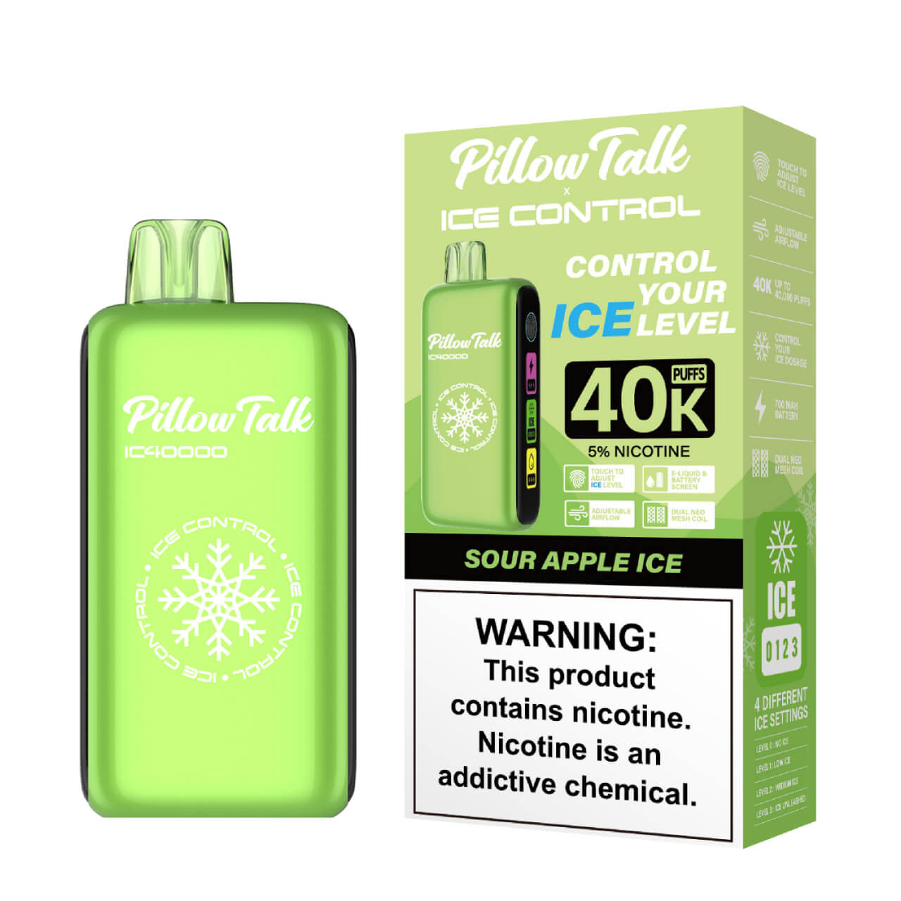 Pillow Talk Ice Control IC40000 Disposable - 40000 Puffs