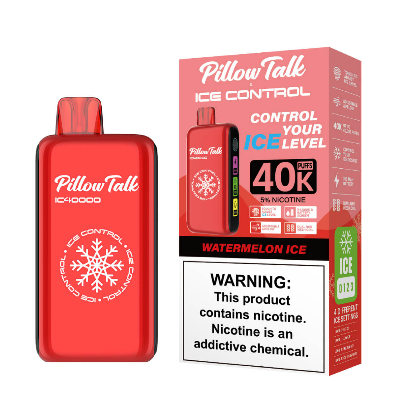 Pillow Talk Ice Control IC40000 Disposable - 40000 Puffs