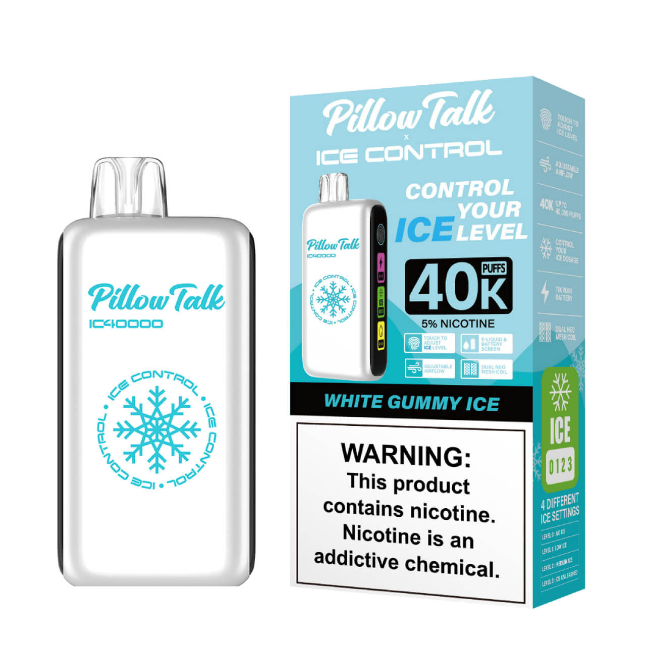 Pillow Talk Ice Control IC40000 Disposable - 40000 Puffs
