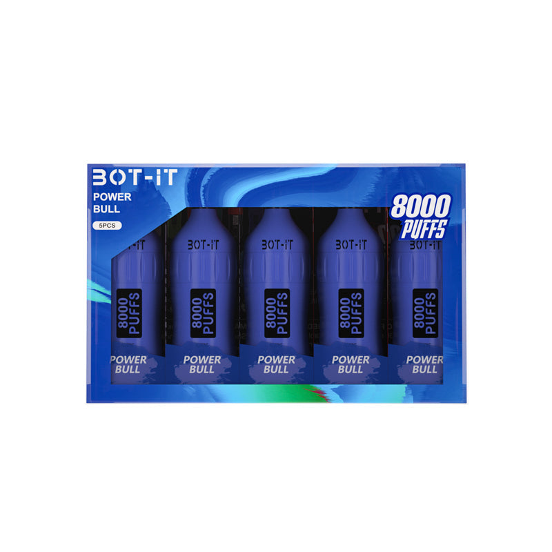 BOT-IT 8000 Pocket Size Edition Rechargeable Disposable Device – 8000 Puffs [BUY 10 BOXES GET 2 FREE] BOT-IT BOT-IT 8000 Pocket Size Edition Rechargeable Disposable Device – 8000 Puffs [BUY 10 BOXES GET 2 FREE]