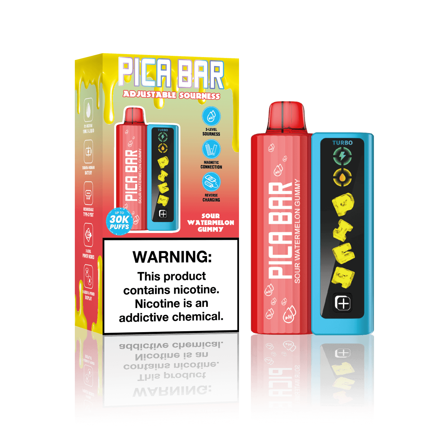 PICA BAR "TUNING" 30K DISPOSABLE KIT - 30000 PUFFS