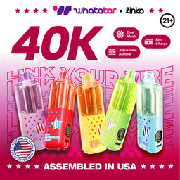 TEXAS VERSION | whatabar linko 40K Puffs Disposable Device - TEXAS COMPLIANT