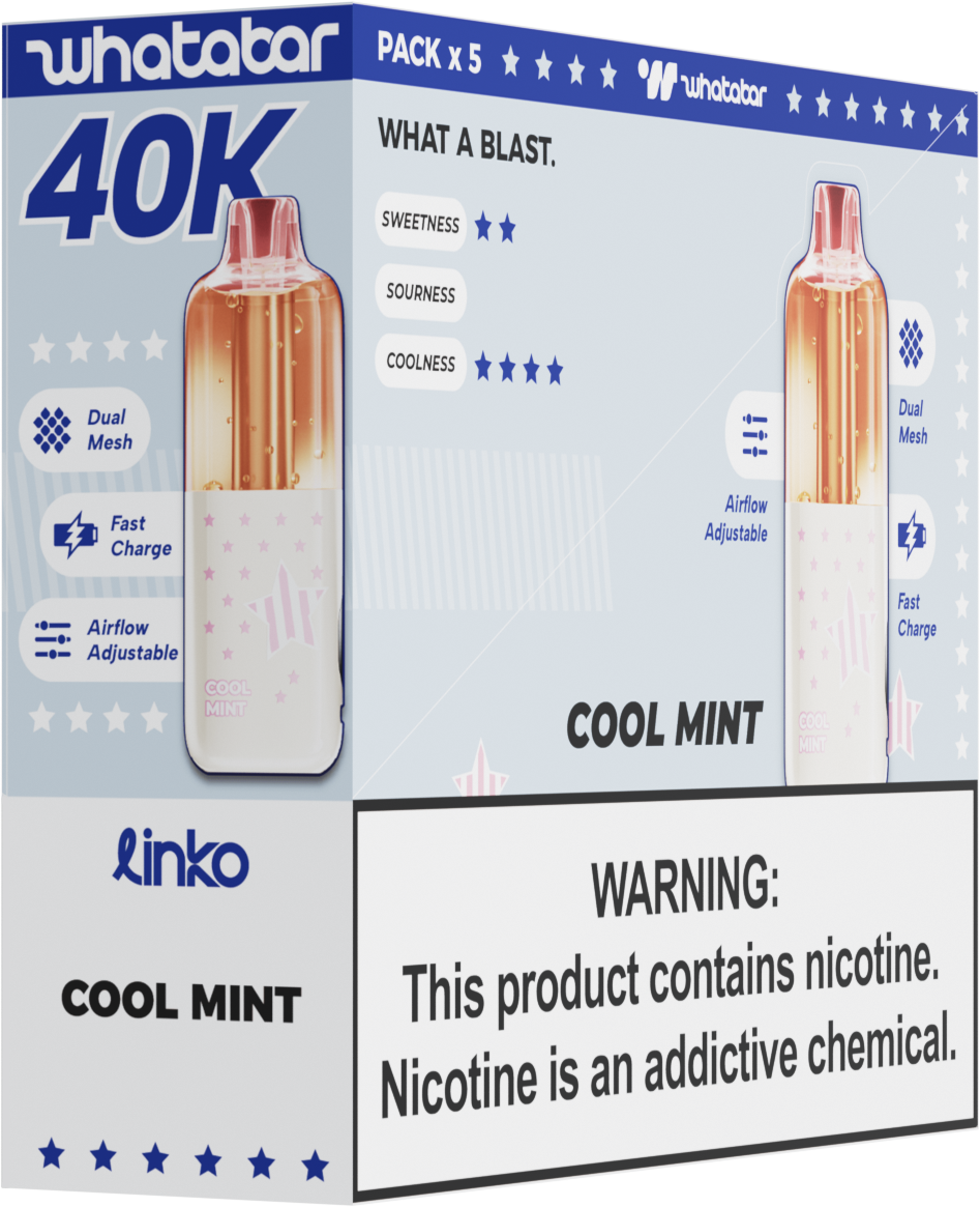 Whatabar Linko 40K Puff Disposable Device - 40,000 Puffs