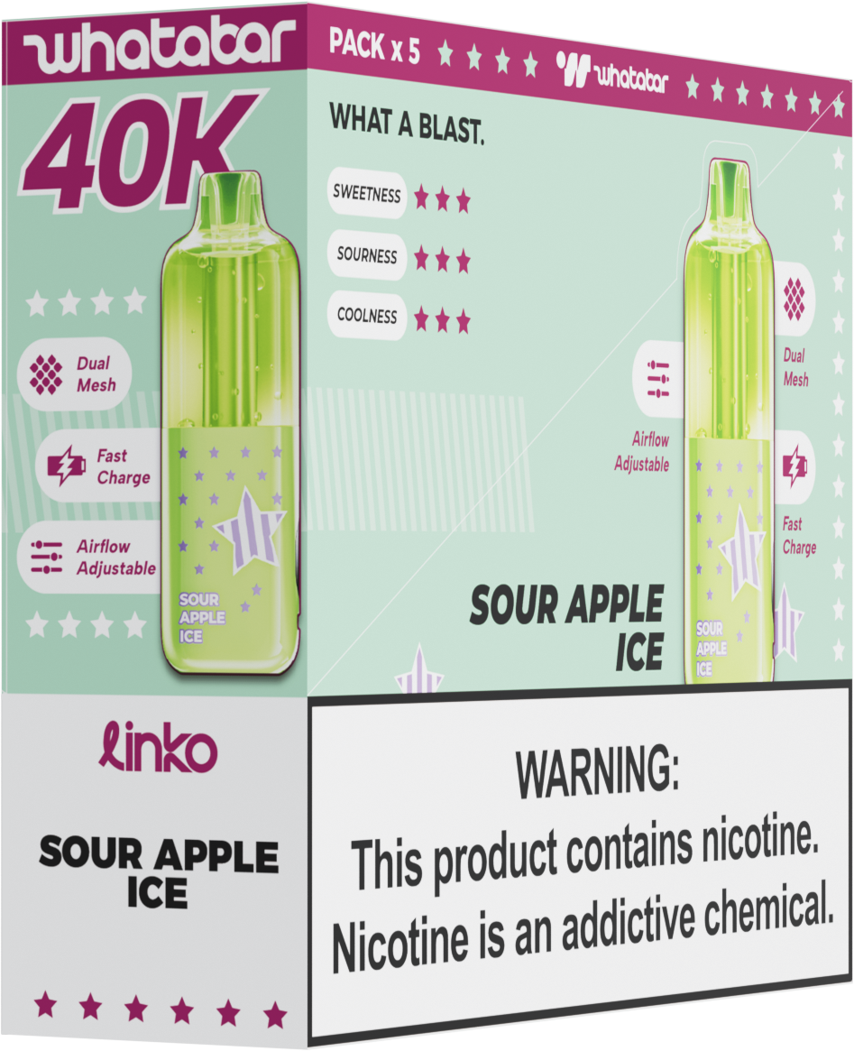 Whatabar Linko 40K Puff Disposable Device - 40,000 Puffs