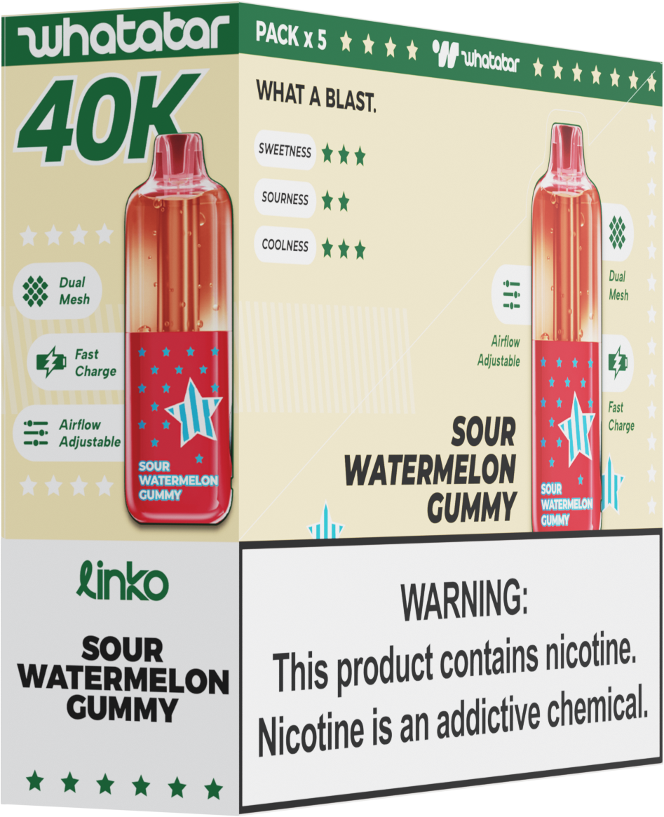 Whatabar Linko 40K Puff Disposable Device - 40,000 Puffs
