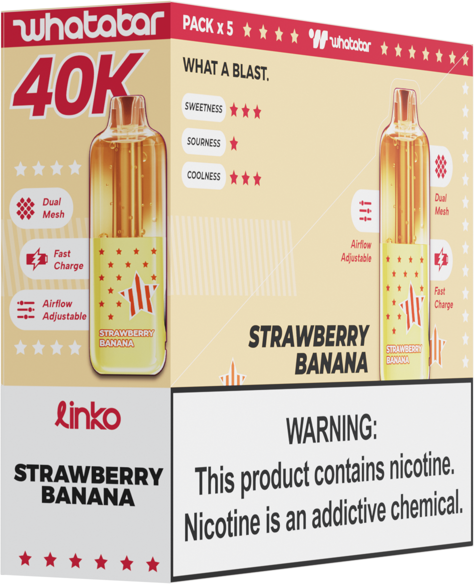 Whatabar Linko 40K Puff Disposable Device - 40,000 Puffs