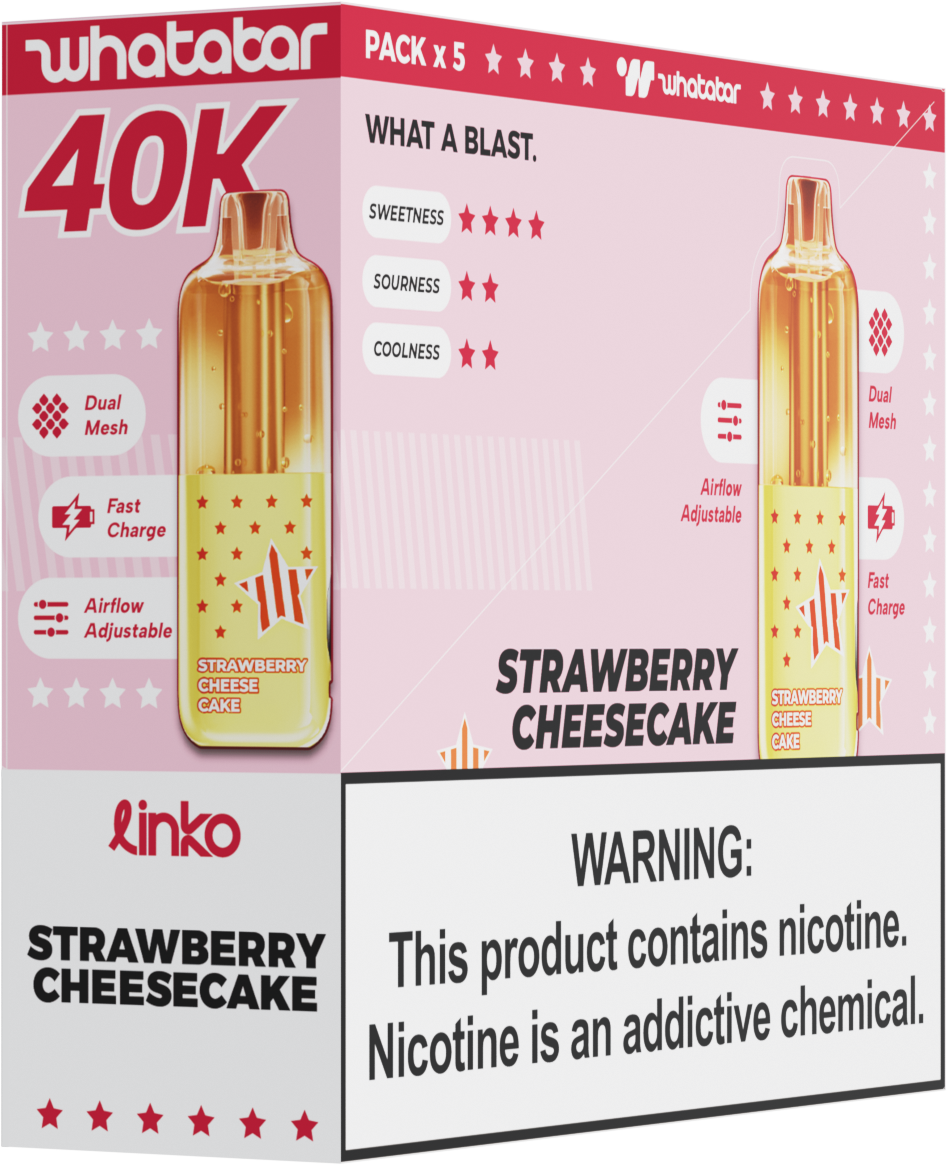 Whatabar Linko 40K Puff Disposable Device - 40,000 Puffs