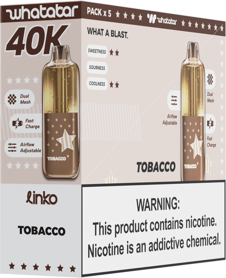 Whatabar Linko 40K Puff Disposable Device - 40,000 Puffs