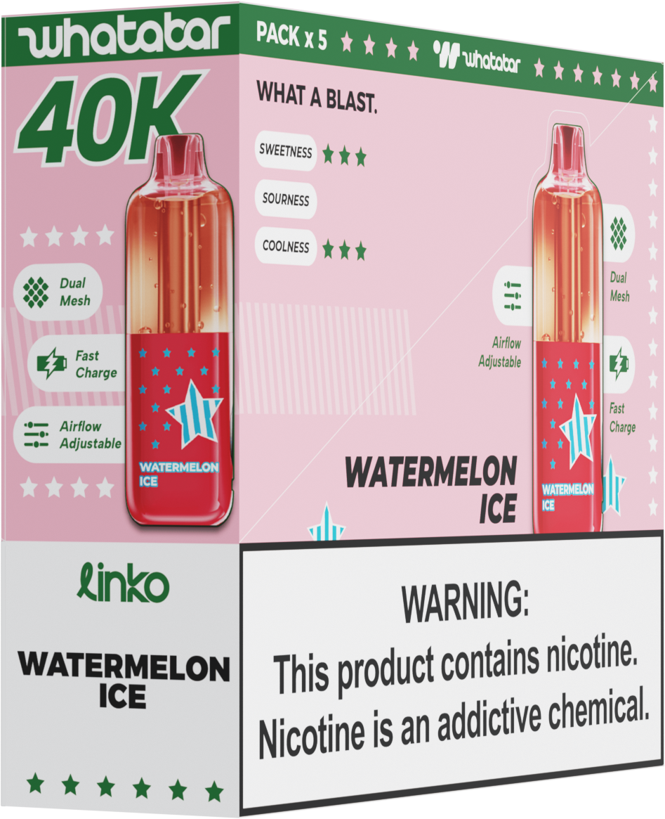 Whatabar Linko 40K Puff Disposable Device - 40,000 Puffs