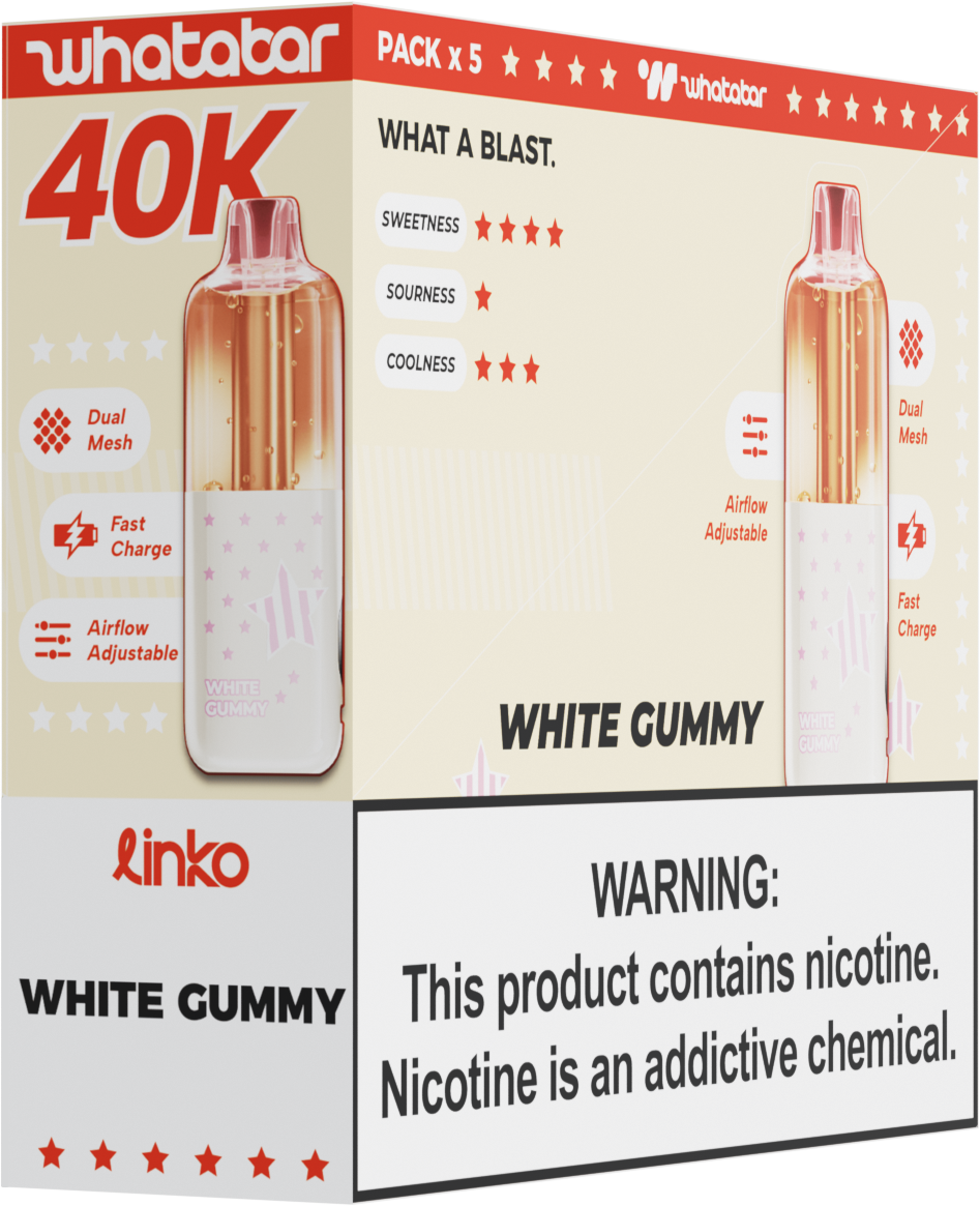 Whatabar Linko 40K Puff Disposable Device - 40,000 Puffs